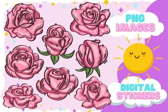 Download Pink Roses Clipart, Vintage Flowers - Flowers Collection