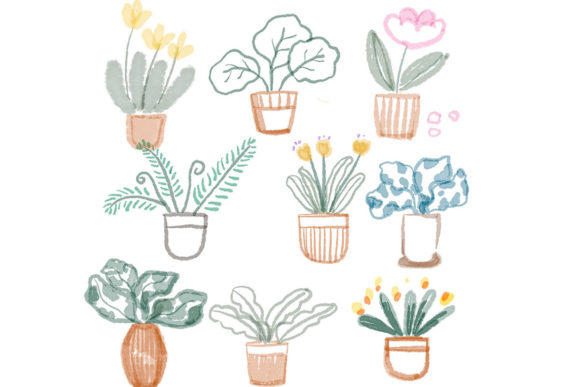 Download Japanese Botanical Watercolour Flowers - Flowers Collection