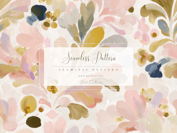 Download Floral Seamless Pattern PNG with Background - Premium Resources