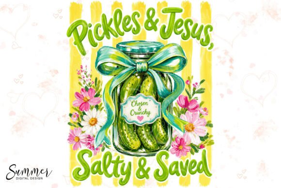 Download Funny Christian Pickles Floral Summer - Premium Resources