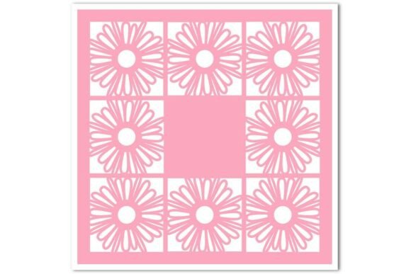Download Flowers Cut out Square Background Border - Flowers Collection