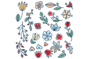 Download Meadow Garden Twigs Leaves and Flowers - Flowers Collection