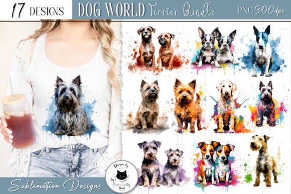 Download Terrier Dog Sublimation Bundle | Dog PNG - Dog Collection