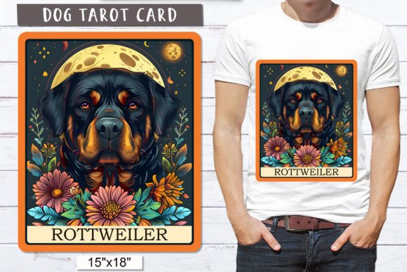 Download Rottweiler Clipart | Tarot Card Dog - Dog Collection