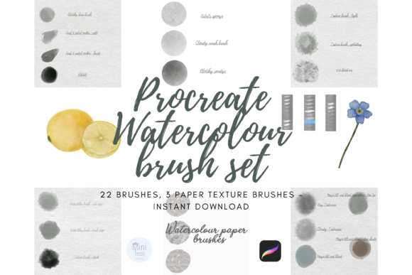 Download Procreate Watercolour Brushes - Premium Resources