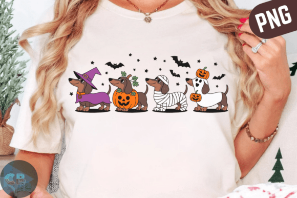 Download Cute Halloween Dachshund Dog PNG - Dog Collection