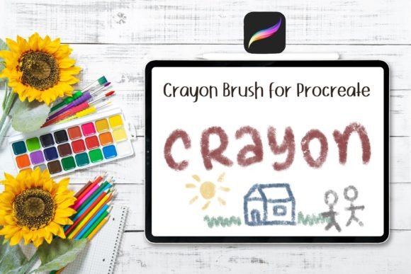 Download Crayon Brush for Procreate - Crayon Collection