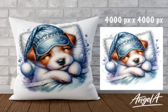 Download Sleeping Dog Jack Russell Terrier PNG - Dog Collection